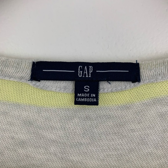 GAP | Yellow & Gray Striped Sweater - Picture 9 of 10